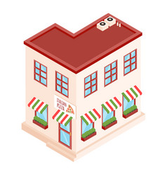 Isometric Pizzeria Facade