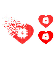 Dissolved Dotted Heart Pacemaker Glyph