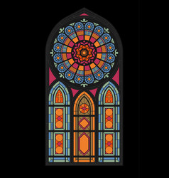 Gothic Church Window Mosaic