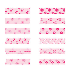 Set Of Valentines Day Washi Tape