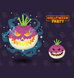 Halloween Turnips Collection In Flat Design Swap