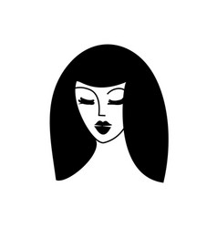 Lady Logo Beauty Salon Icon Makeup Beautiful