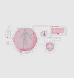 Medical Research Futuristic Interface Screen