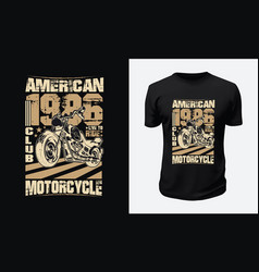 Motorcycle And Racing T Shirt Design Graphic