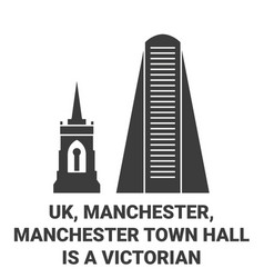 England Manchester Manchester Town Hall Is A