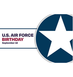 Us Air Force Birthday September 18 Holiday