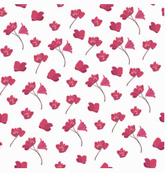 Seamless Pattern With Heuchera Flowers