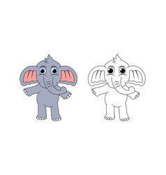 Elephant Cartoon Character Design