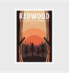 Redwood National Park Poster Design