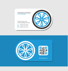 Blue Business Card For Car Dealership