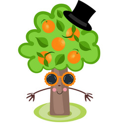 Funny Orange Tree Comic With Black Hat