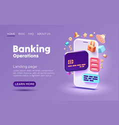 Phone Banking Operations Landing Page Web App