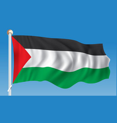 Flag Of Gaza Strip