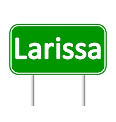 Larissa Road Sign