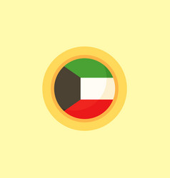 Kuwait - Circular Flag