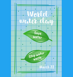 Postcard For Water Day