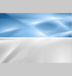 Grey And Blue Smooth Gradient Abstract Banners