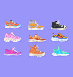 Cartoon Athletic Footwears Doodle Sneakers