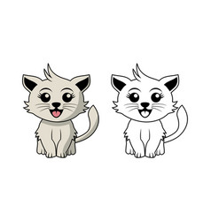 Cute Cat Cartoon Character Design