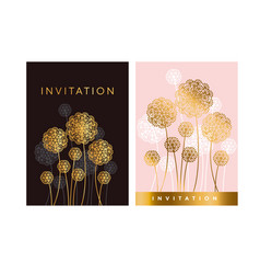 Abstract White And Gold Summer Dandelion Motif