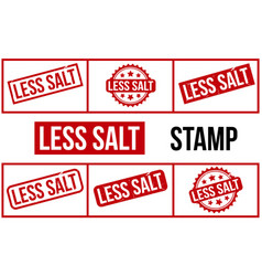 Less Salt Rubber Stamp Set