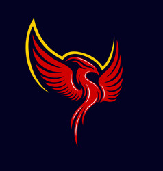 Modern Mythical Phoenix Logo