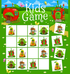 Sudoku Kids Game Fairytale Magic House Dwellings