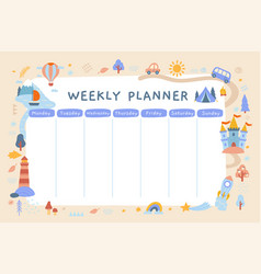 Weekly Planner Template