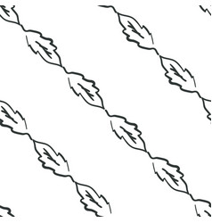 Abstract Leaf Garland Diagonal Stripe