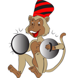 Monkey With Cymbals