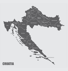 Croatia Administrative Map