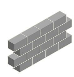 Grey Brick Wall Of House