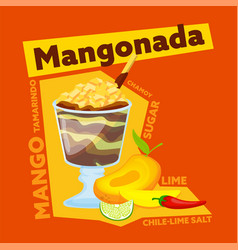 Mexican Mango Slushie Editable