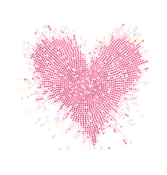 Pixelated Love Heart Valentine Day