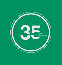 35 Year Anniversary Celebration Logo 35th Design