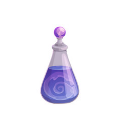 Potion Bottle With Vortex In Purple Liquid Icon