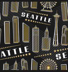 Seattle Seamless Pattern