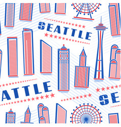 Seattle Seamless Pattern