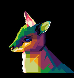 Colorful Deer Calf Design