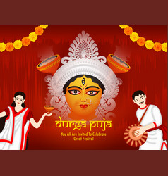 Durga Puja Invitation Card