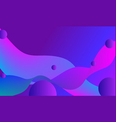 Abstract Blend Fluid Background With Bubbles