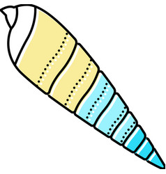 Auger Sea Shell Beach Color Icon