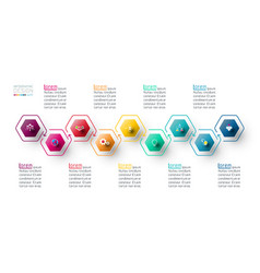 Hexagon Inforgraphics On Graphic Art