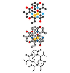 Romidepsin Cancer Drug Molecule Histone