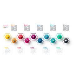 Hexagon Inforgraphics On Graphic Art