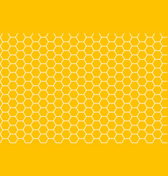 Yellow Honeycomb Honey Seamless Pattern Eps