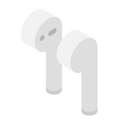 Airpods Icon Isometric Style