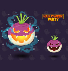 Halloween Turnips Collection In Flat Design Swap