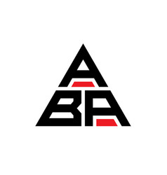 Aba Triangle Letter Logo Design