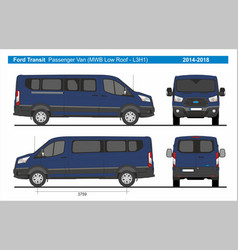 Ford Transit Passenger Van Mwb L3h1 2014-2018